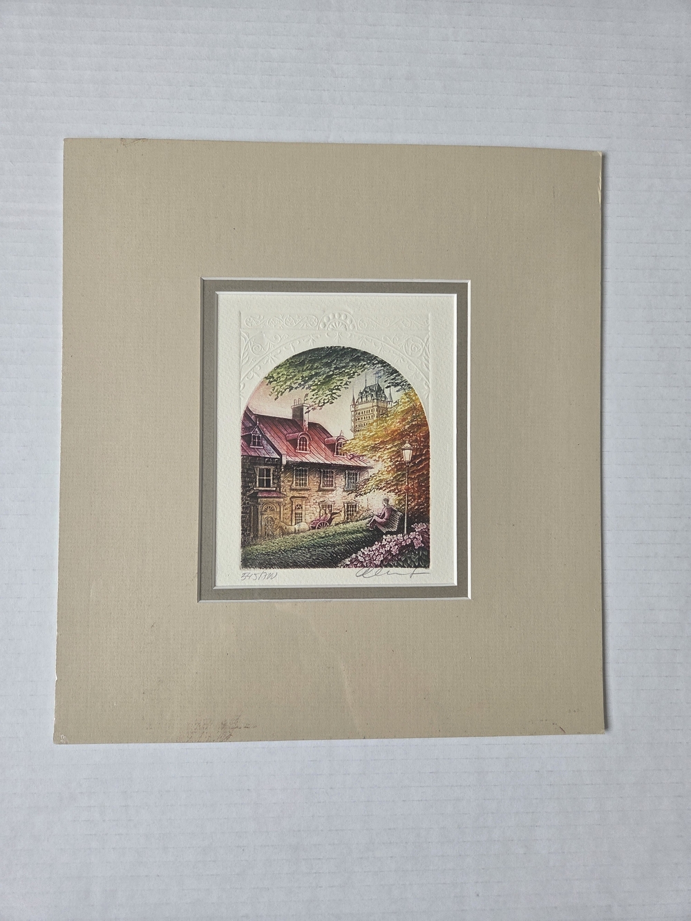 Paul Cloutier Signed Limited Edition Aquatint Etching